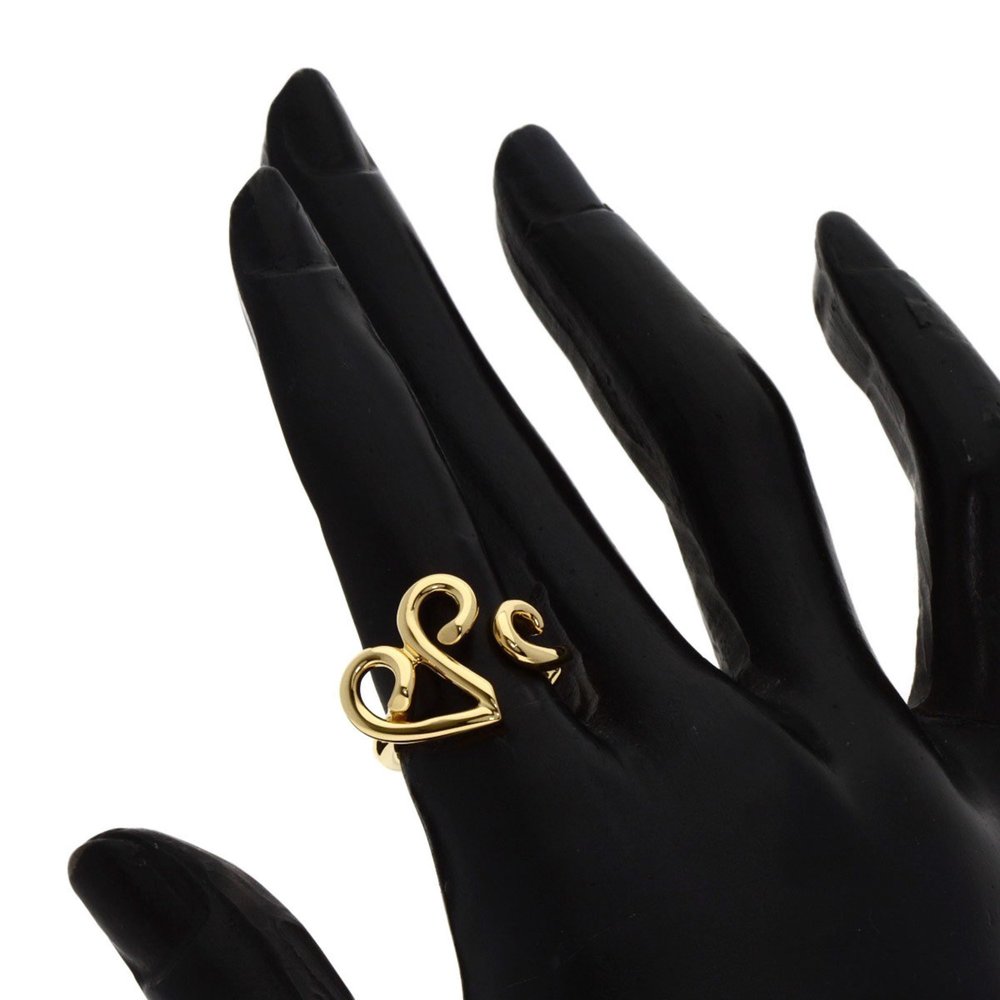 TIFFANY ARIES ZODIAC SIGN RING 18K YELLOW GOLD SIZE 4.75 - Picture 7 of 8